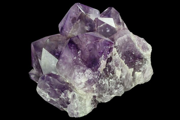 Stunning, Wide Amethyst Crystal Cluster - Massive Points #127156